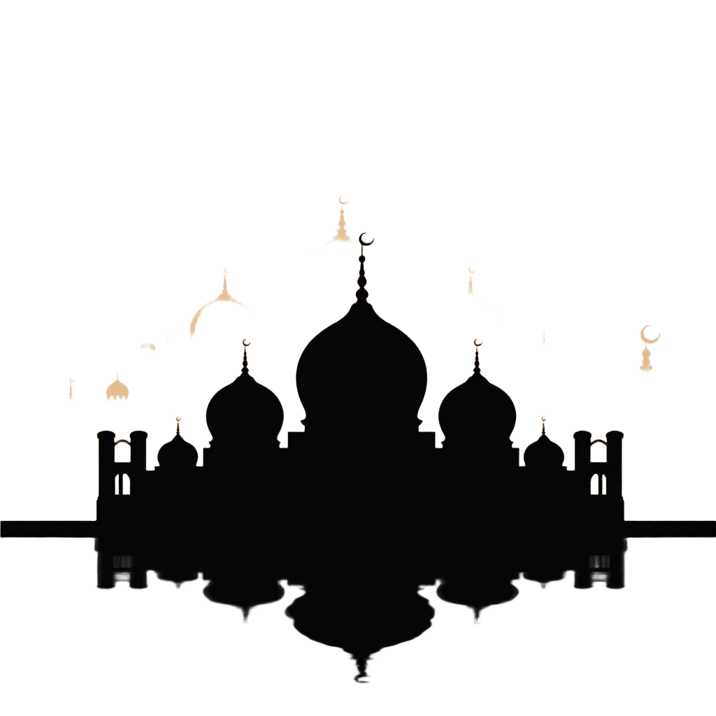 Silhouette of a Mosque